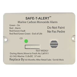 Picture of Safe-T-Alert 62-542-MARINE-RLY-NC Carbon Monoxide Alarm 12V with Relay White