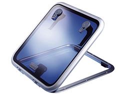 Picture of Lewmar 39954030 Low Profile Size 54 Gray Hatch with Silver Trim