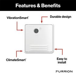 Picture of Furrion FWH09EA-BL-AM 16.1" x 16.1" Black Retrofit Door for Tankless RV Water Heater
