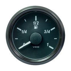 Picture of VDO Gauges A2C3833100030 Vdo Singleviu 52mm (2-1/16") Fuel Level Gauge - Euro