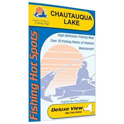 Picture of Fishing Hot Spots S491 Chautauqua Lake Fishing Map