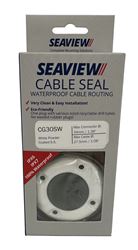 Picture of Seaview CG30SW Cable Gland with Cover White Powder Coated Stainless Steel 27.5mm