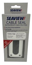Picture of Seaview CGM17SW White Powder Coated Cable Gland with Cover for Wires up to 10.6mm