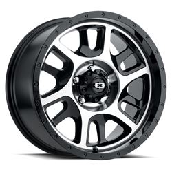 Picture of Vision Wheel 419VT8965GBMF18 419 Split 18x9 5x114.3 +18mm Offset Gloss Black Machined Face