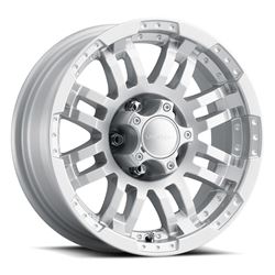 Picture of Vision Wheel 375VT5683MPS0 Warrior 375 Matte Phantom Silver Wheel 15x6 6x5.5