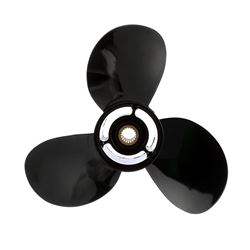 Picture of Quicksilver 8M0155025 Black Diamond Bravo Two Propeller 19.5" x 13" LH