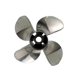 Picture of Quicksilver 8M0103533 Q4 14.6" x 23" Pitch 4-Blade Stainless Steel Propeller Left Hand