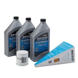 Picture of Quicksilver 8M0162421 10W-30 Oil Change Kit for Yamaha 4-Stroke Outboards F30-F70