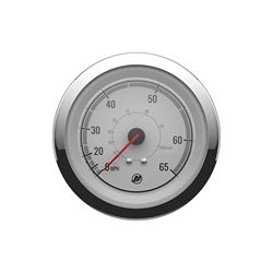 Picture of Quicksilver 8M6020076 Speedometer 65 MPH White Chrome Bezel