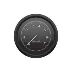Picture of Quicksilver 8M6020098 Quicksilver 8M6020098 Tachometer (7,000rpm), Black/Matte Black