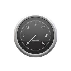 Picture of Quicksilver 8M6020109 Tachometer 6000 RPM Black Brushed Stainless