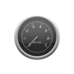 Picture of Quicksilver 8M6020110 Tachometer 7000 RPM Black Brushed Stainless