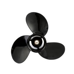 Picture of Quicksilver QA2178R  Black Diamond 3-Blade Aluminum Propeller, 10" Diameter x 5" Pitch, Right Hand Rotation