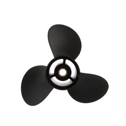 Picture of Quicksilver QA3114R Black Diamond 3-Blade Aluminum Propeller 10.5x11 RH