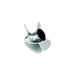 Picture of Quicksilver 8M0055562 Q4 4-Blade Stainless Steel Propeller 12.7" x 19" Pitch Right Hand