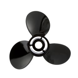 Picture of Quicksilver QA2206X Black Diamond 3-Blade Aluminum Propeller 13.25x17 RH