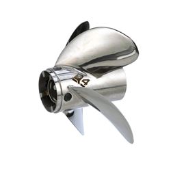 Picture of Quicksilver 8M0103526 Q4 4-Blade Stainless Steel Propeller 14.6" x 17" RH