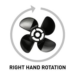 Picture of Quicksilver 8M8027500 Nemesis 4-Blade Aluminum Propeller 13.8" x 13" RH