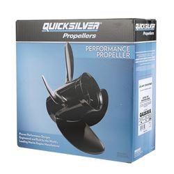 Picture of Quicksilver QA2830X Black Diamond 3-Blade Aluminum Propeller 14x11 RH