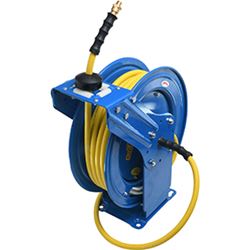 Picture of BluBird OSRDA12100 OilShield Rubber Air Hose Reel Dual Arm Assembly 1/2in x 100ft