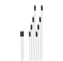 Picture of Fusion Electronics USA 010-13356-00 FUSION Performance RCA Cable Dual Female to 8-way Male Splitter, 2.1 ft | 010-13356-00