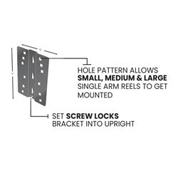 Picture of BluBird HRMB01 Steel Swivel Display Bracket for Hose Reels