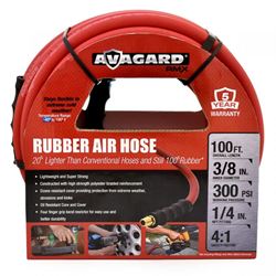 Picture of Avagard AVG38100 Rubber Air Hose Assembly 3/8" x 100'