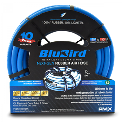 Picture of BluBird BB1450 Rubber Air Hose Assembly 1/4" x 50' 300 PSI