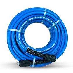 Picture of Blushield TTPW14100-NM Tough-Tek 1/4" x 100' Rubber Pressure Washer Hose with M22 Coupler