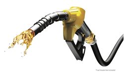 Picture of OilShield OSFH3412 3/4" x 12' Rubber Farm Fuel Transfer Hose with Static Wire