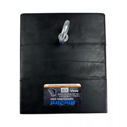 Picture of BluBird BBRWC04 Contoured Rubber Wheel Chock with Eye Bolt
