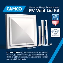 Picture of Camco 40195 Universal RV Roof Vent Replacement Kit 14x14 Inch