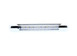 Picture of Optronics ILL70CCSBAWN 11" LED Interior Light Strip with Switch 12V Clear Lens Cream