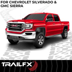 Picture of TrailFX AL6005B Aluminum Running Boards 300 lb Capacity Extended Cab