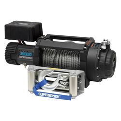 Picture of Superwinch 1518000 Tiger Shark 18000 lb 12V Electric Winch with Wire Rope