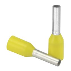 Picture of Pacer Performance TFRL18-6MM-25 PACER YELLOW 16-18 AWG  FERRULE 6MM - 25PK