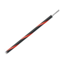 Picture of Pacer Performance WUL16BK-2-1000 PACER BLACK W/ RED STRIPE 1000' 16AWG WIRE