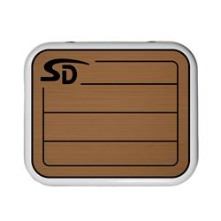 Picture of SeaDek 53637-80093 SeaDek YETI ROADIE 24 COOLER PAD 6MM TEAK MOCHA/BLACK