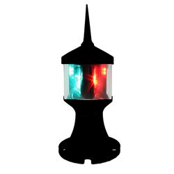 Picture of Lunasea Lighting LLB-73BK-01-BB Tri-Color/Anchor Navigation Light - 12V Black