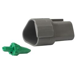 Picture of Pacer Performance TDT04-3P-10 PACER DEUTSCH DT RECEPTACLE & WEDGE LOCK KIT 3 POSITION 10