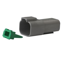 Picture of Pacer Performance TDT04-4P-10 PACER DEUTSCH DT RECEPTACLE & WEDGE LOCK KIT 4 POSITION 10