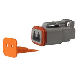 Picture of Pacer Performance TDT06-2S-10 PACER DEUTSCH DT PLUG & WEDGE LOCK KIT 2 POSITION 10 PCS