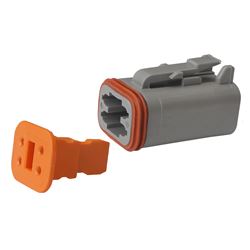 Picture of Pacer Performance TDT06-4S-10 PACER DEUTSCH DT PLUG & WEDGE LOCK KIT 4 POSITION 10 PCS