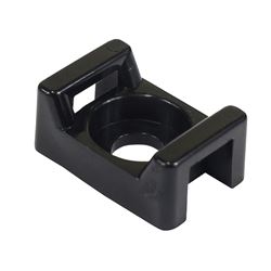 Picture of Pacer Performance CTM2S8BK-100 PACER SCREW DOWN CABLE TIE MOUNT - #8 SCREW MOUNT METHOD
