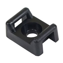 Picture of Pacer Performance CTM3S10BK-100 PACER SCREW DOWN CABLE TIE MOUNT - #10 SCREW MOUNT METHOD