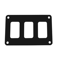 Picture of Pacer Performance PSC-31-BK PACER SWITCH PANEL - 3 SWITCH - 1 ROW - 4.25" X 2.75" -