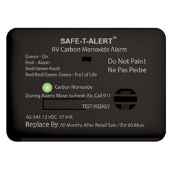 Picture of Safe-T-Alert 62-541-BL Carbon Monoxide Alarm 12V RV Surface Mount Black