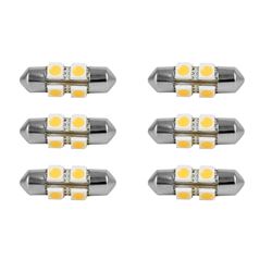 Picture of Scandvik 41156 Warm White LED Festoon Bulb 6-Pack 30mm 12V
