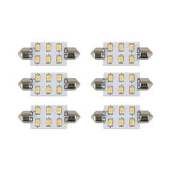 Picture of Scandvik 41162 LED Festoon Bulb 42mm Warm White 6-Pack