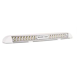 Picture of Black Oak LED LP-WX Low Profile Marine LED Light Bar Flood White 12000 Lumens
